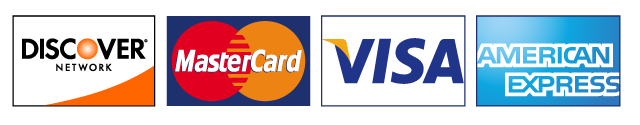 Discover, MasterCard, Visa, American Express Cards Logo